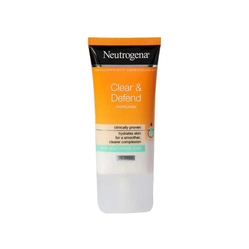 کرم مرطوب کننده ضد جوش نیتروژنا 50میلی لیتر Neutrogena clear & defend moisturiser