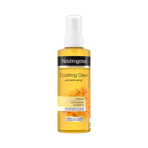 اسپری تونیک تونر مرطوب و شاداب کننده زردچوبه نیتروژنا 125میلی لیتر اصلی Neutrogena Clear & Soothe