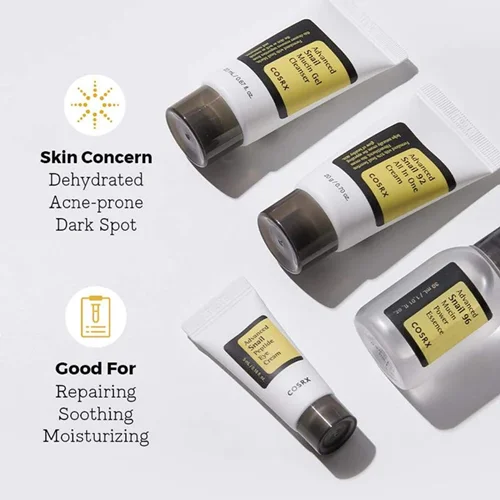 پک مراقبت پوست 4تایی کزارکس اصلی  Cosrx all about snail kit 4 step